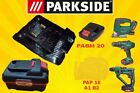 adattatore batteria parkside x20 a utensili parkside PSBSA 18-LI A1 B2, PA BH 20