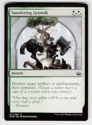Modern Masters 2017 #211 Sundering Growth - Image 1 of 2