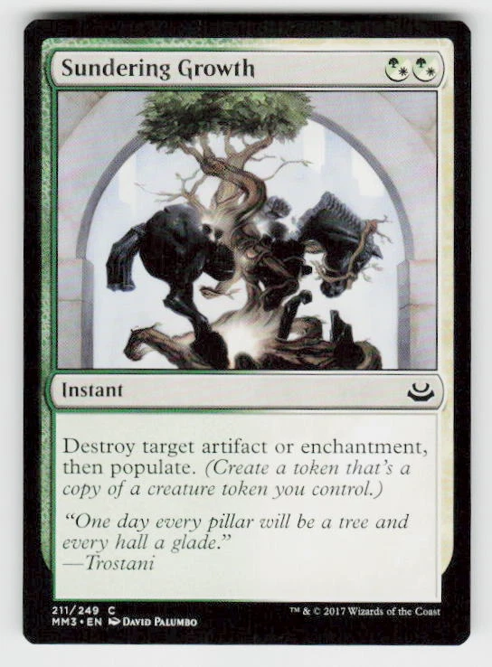 Modern Masters 2017 #211 Sundering Growth - Image 1 of 2