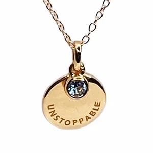 Halskette 14 Karat Gold über Sterlingsilber • vergoldet • minimalistische Goldkette - Bild 1 von 8