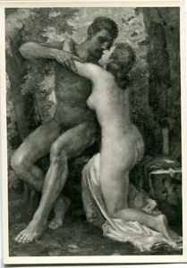 Erotik-AK MÜNCHEN Haus der Deutschen Kunst, R. Klein, VENUS UND ANDONIS 30er - Picture 1 of 1