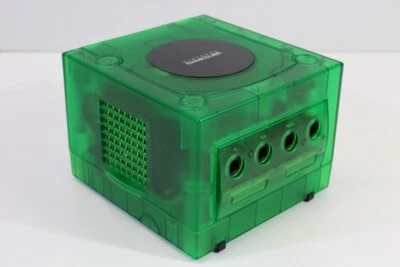 Consola Nintendo GameCube Transparente o Rosa GC Región EE. UU. NTSC-U/C Blanco LED Recapitulado Foto 1 de 4