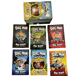 Dog Man Series Books 1-6: The Supa Epic Collection - by Dav Pilkey (Hardcover) - Foto 1 di 8