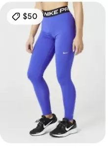 Nike Pro Damen Basketball NBA Sporthose Stil 905172-480 Größe L-Tall - Bild 1 von 4