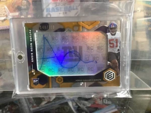 2021 Elements AZEEZ OJULARI AUTO /199 Future Neon Signs Giants RC ROY? 🔥📈 - Picture 1 of 4
