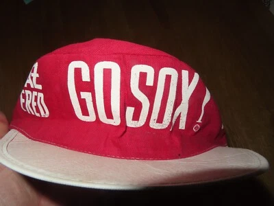 70s BOSTON RED SOX Painters Cap JIM RICE CARL YASTRZEMSKI FRED LYNN DWIGHT EVANS - Image 1 of 4