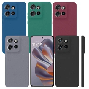 Do Moto Edge 50 Pro 50Ultra/Neo Edge40/30 Rock Sand Matte Rubber Gel Case Cover - Zdjęcie 1 z 27