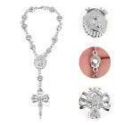  Rosary Bracelet for Men Cross Travel Accessories Hand Chains Charm