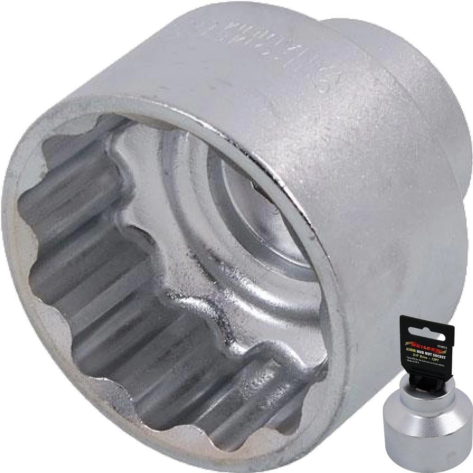 Neilsen 3/4 Drive 12 Point 65mm Hub Nut Socket CT4013