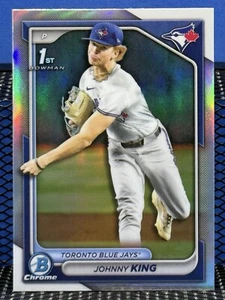 2024 Bowman Chrome JOHNNY KING Toronto Blue Jays 1st Bowman Refractor - Picture 1 of 2
