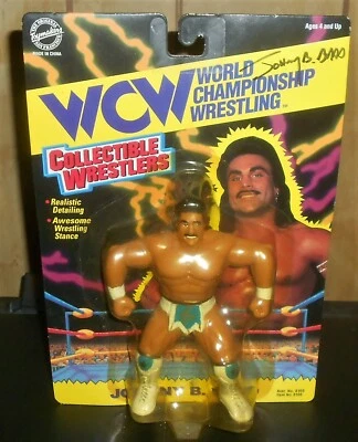 Figura firmada vintage 1994 WCW Toymakers Johnny B Badd autografiada en persona Foto 1 de 4