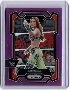 Carmella 2024 Panini Prizm WWE Purple Prizm #200 WWE Raw #116/149 - Imagen 1 de 2