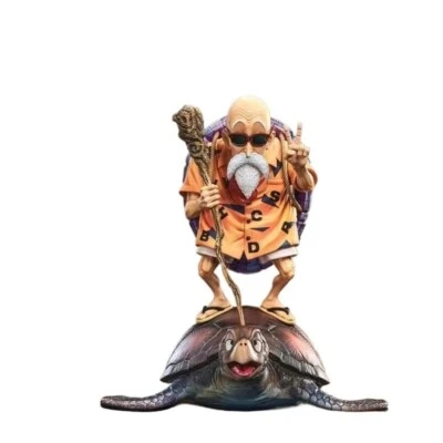 Dragonball Figur 23cm – Muten Roshi mit Schildkröte Anime Modell PVC Statue Acti - Bild 1 von 4