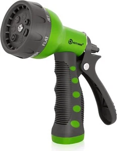 AUTOMAN-Garden-Hose-Nozzle,ABS Water Spray Nozzle with Heavy Duty 7 Adjustable - Picture 1 of 7