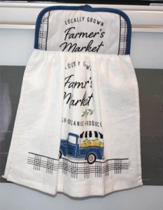 Blue Truck Hanging Kitchen Towel Pot Holder, Decorative, Hand Towel, #148 - Picture 1 of 4