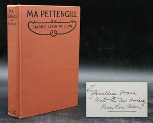 Harry Leon Wilson MA PETTENGILL 1919 1st ED SIGNED western novel - Picture 1 of 5
