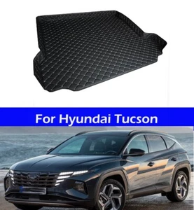 Alfombrilla maletero coche borde alto antideslizante para Hyundai Tucson 2021-2025 - Imagen 1 de 7