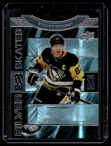 Patines plateados Sidney Crosby #SS-7 serie extendida de cubierta superior 2023-24 - Imagen 1 de 2