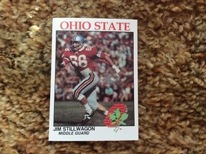 Ohio State University Football Card Jim Stillwagon Mint OSU Great Player - Picture 1 of 1