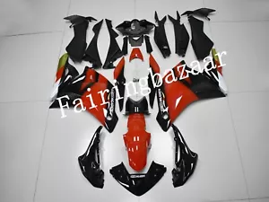 Kit de carenado molde de inyección de plástico ABS rojo negro apto para CBR250R 2011-2013 MUGEN - Imagen 1 de 8