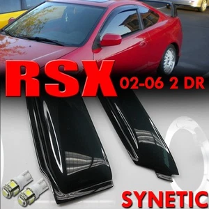 02-06 Smoke Side Window Visors Acura RSX DC5 & White T10/194/921 LED SMD bulbs - Bild 1 von 1