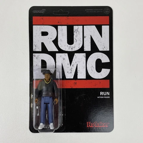 Run DMC Joseph Run Simmons Hip Hop Icon Legend ReAction Figure Super7 Cover