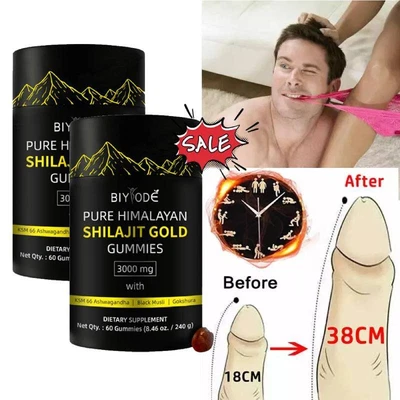 BIYODE - Pure Himalayan Shilajit Gummies|Mit Ashwagandha | Immununterstützung - 1/2X