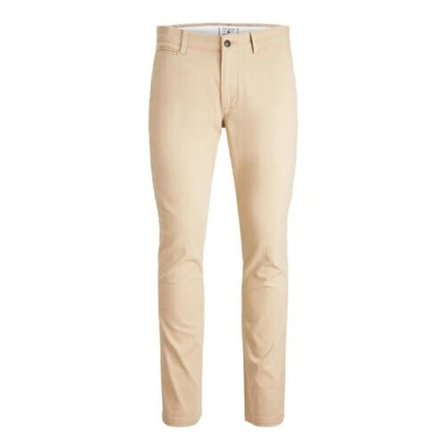 Jack&Jones Hombre Cargo Pantalones Bolton Dean Ajustado Mezcla de Algodón - Imagen 1 de 1