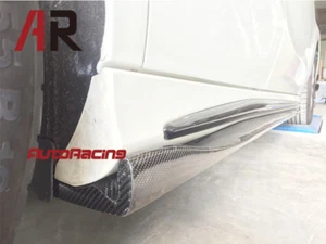 REVO CF Carbon Fiber Side Skirt Extensions Lip for W117 C117 CLA250 CLA45 AMG - Picture 1 of 2