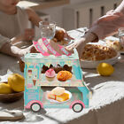 Chariot à cupcakes support de fête support à gâteau plateau à bonbons écran de service