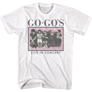 The Go-Go's Live in Concert Herren T-Shirt New Wave LA Rock Band Foto - Bild 1 von 4