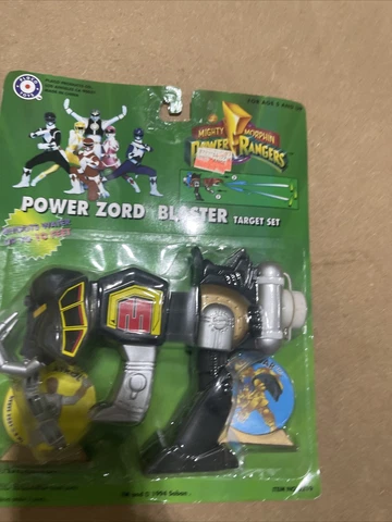 NOS Mighty Morphin Power Rangers Power Zord Water Blaster Black Water Gun Cover