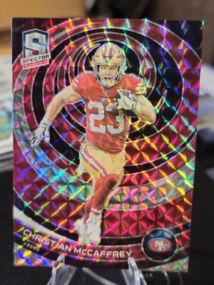  2023 PANINI SPECTRA INTERSTELLAR PRIZM #85 Christian McCaffrey 49ERS #60/60 🔥  - Image 1 of 4