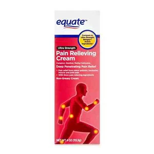 Equate Ultra Strength Deep Penetrating Pain Relieving Cream, Non-Greasy, 4 oz - Picture 1 of 5