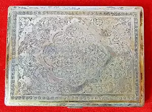 Sterling Silver Cigarette Case. Signed & Stamped. - Picture 1 of 10
