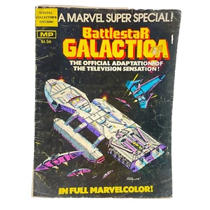 Vintage 1978 TV Show Battlestar Galactica A Marvel Super Special Comic Book No 8 - Bild 1 von 10
