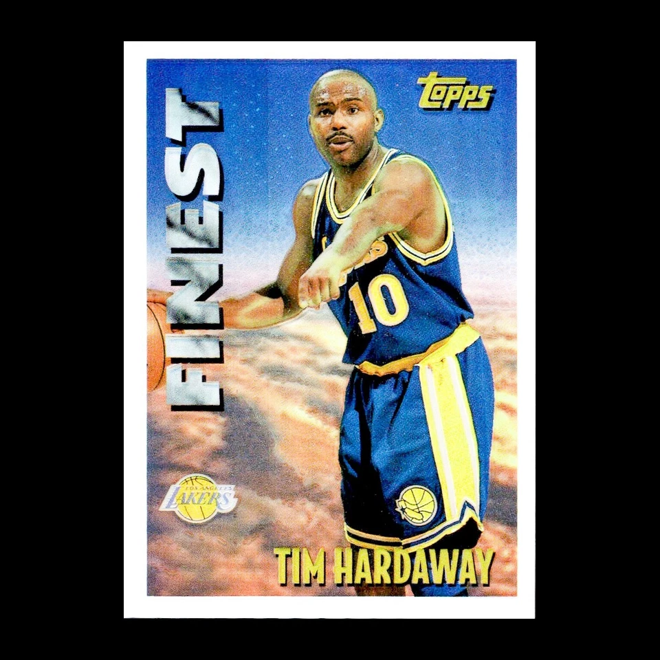 Tim Hardaway 1995 Topps Mystery Finest Refractor #11 Golden State Warriors - Image 1 of 2