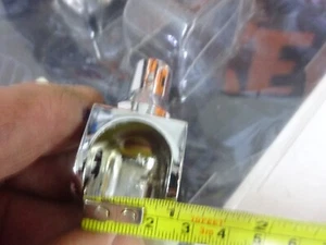 KUR 8006 Rpl Harleys Choppers Others Chrome Rpl LARGE Female ISO PEG END Mount - Bild 1 von 8
