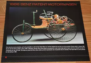 1886 BENZ PATENT-MOTORWAGEN FEATURE PRINT PICTURE - Bild 1 von 1