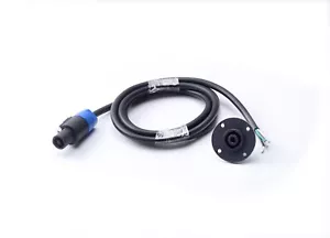 4 WIRE SPEAKON 6FT CABLE CHUCHERO BOX LOUD SPEAKERS, MIDS, TWEETERS WITH SOCKET - Picture 1 of 2