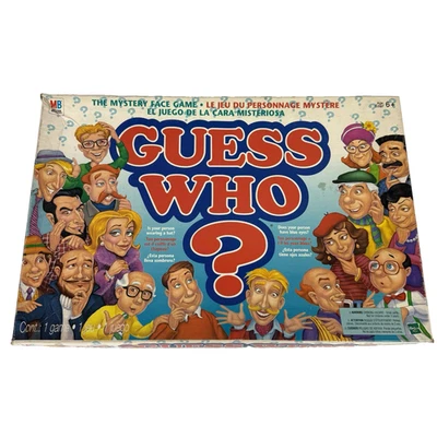Vtg Guess Who? Mystery Face Game 4800 1996 Hasbro Milton Bradley 100% Complete - Image 1 of 4