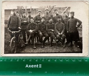 Foto antigua de los soldados internacionales franceses Zouaves de la Primera Guerra Mundial original militar - Imagen 1 de 4