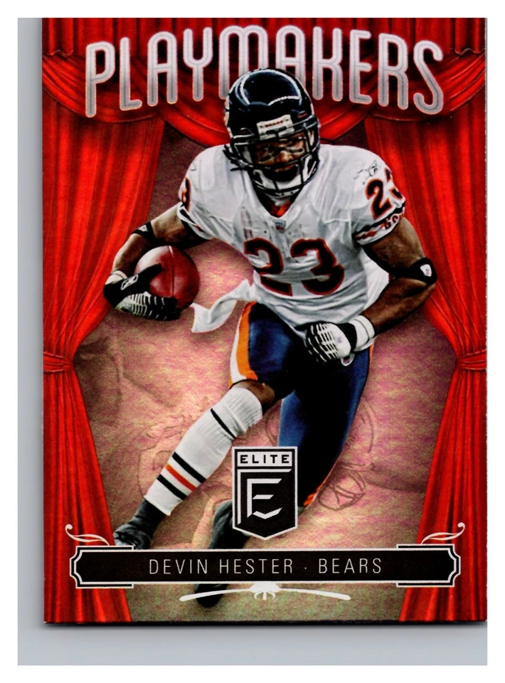 2019 Panini Donruss Elite - Playmakers Devin Hester #PM-12 - Image 1 of 2