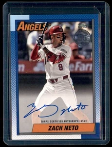 Tarjeta automática Topps 1990 2025 Zach Neto Auto Los Angeles Angels #90B2-ZN - Imagen 1 de 2