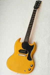 EDWARDS / E-SG-JR-LTD -TV Yellow SG Junior Electric Guitar Limited Edition Model - Picture 1 of 8