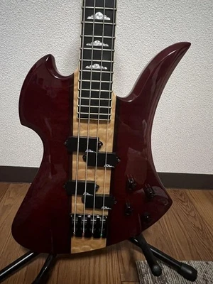 B.C. Rich Mockingbird Bass Heritage Classic Electric Bass Guitar W/GB Used - Image 1 of 4