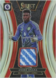 2024-25 Panini Select EPL Andre Onana Patch Silver Prizm Memorabilia SP #SM-AON - Picture 1 of 2