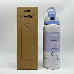 Owala 24 Unzen Trinkflasche gebunden und True Blue Bows Limited Edition Kostenloser Versand - Bild 1 von 2