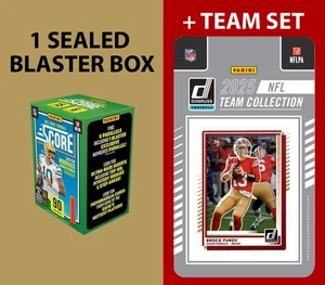 2025 SCORE Blaster Box + 2025 Donruss Team Set San Francisco 49ers - Purdy Kittl - Picture 1 of 1