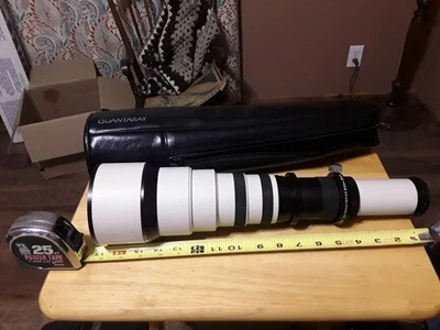 quantaray lens for nikon camera zoom lense nikon camera lense 800-1200 mm - Image 1 of 4